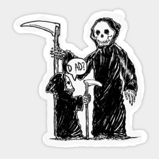 Dad Reaper Sticker